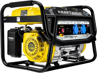 Vienfazis elektros generatorius 3500W su LCD KD149