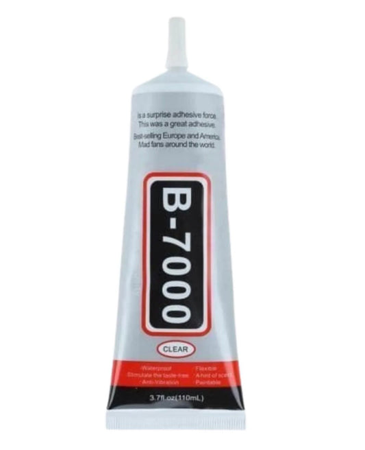 Skaidrūs universalūs klijai B-7000, 110 ml, skaidri tūbelė su antgaliu