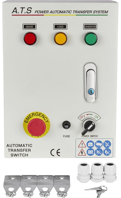 KRAFT&DELE KD199-ATS automatinio elektros perjungimo sistemos valdymo skydelis su priedais